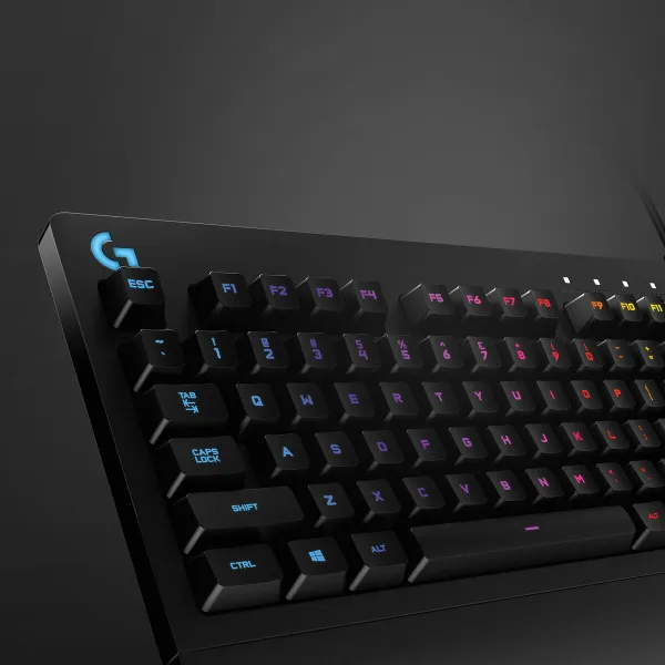 Žaidimų klaviatūra Logitech 920-008093 Ispaniška Qwerty Juoda