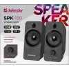 Speakers Defender SPK-190 Black 8 W