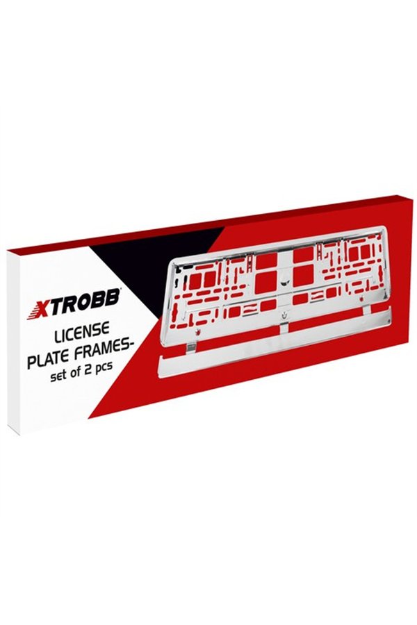 License plate frame 2 pcs Xtrobb 22048