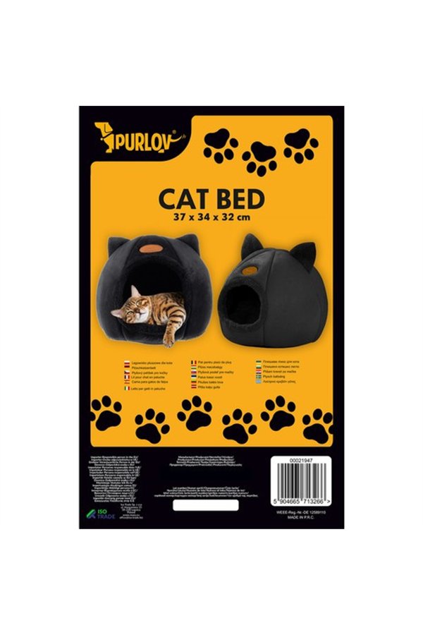 Plush cat bed - Purlov 21947 booth