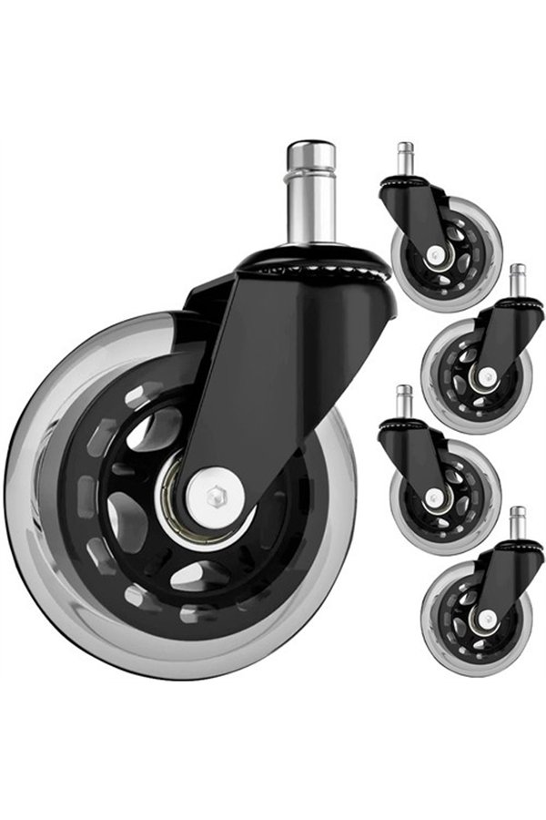 Office chair wheels - 5 pcs Malatec 22077
