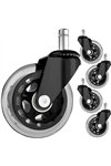 Office chair wheels - 5 pcs Malatec 22077