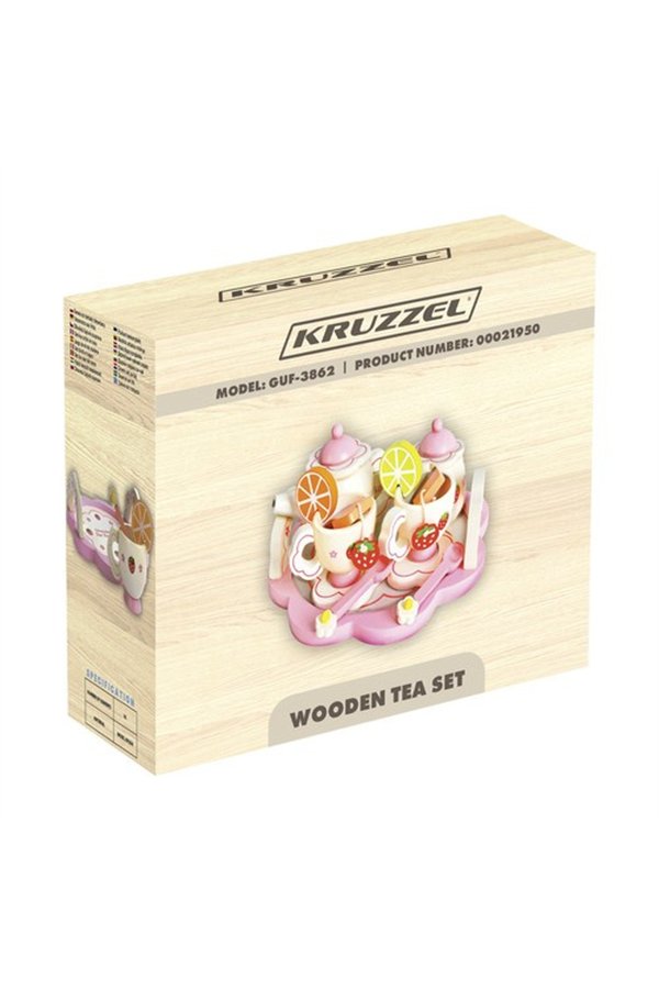Wooden tea set Kruzzel 21950