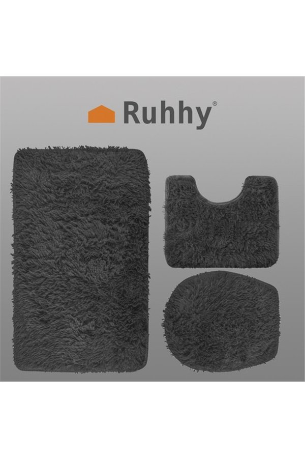 Bath mat - set - gray Ruhhy 22061