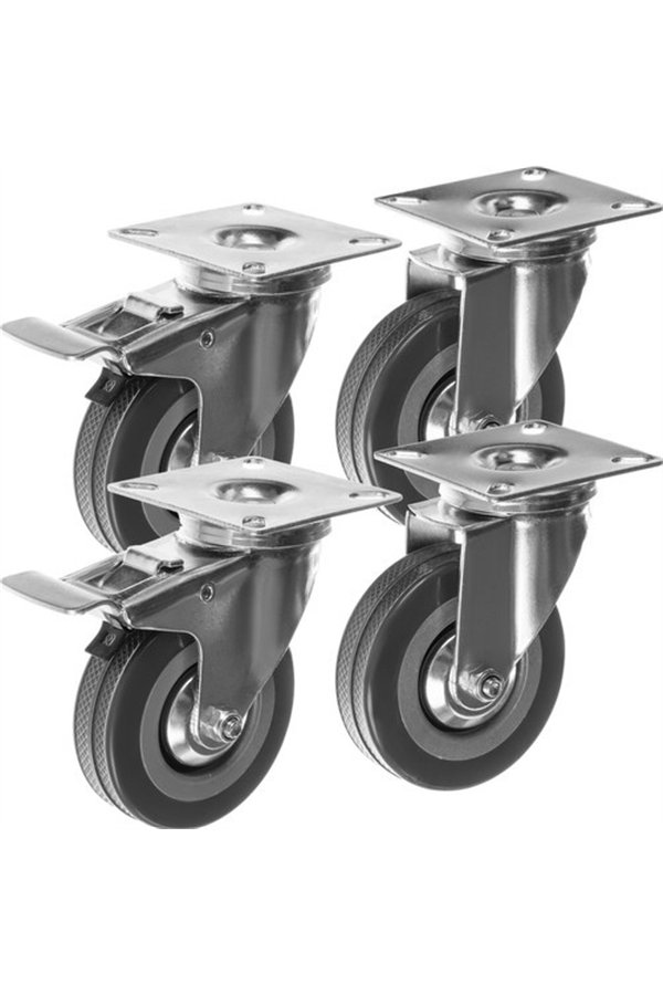 Поворотные колеса - комплект из 4 штук Malatec 22537