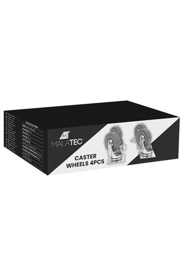 Grozāmie riteņi - 4 gabalu komplekts Malatec 22537