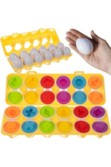 Puzzle - eggs set of 12 pcs. 22674