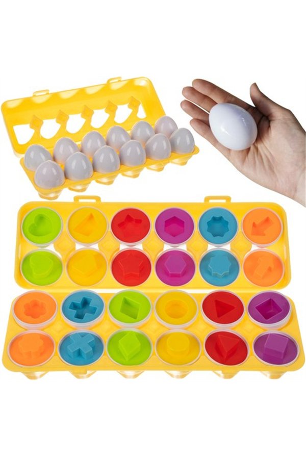 Puzzle - eggs set of 12 pcs. 22674