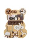 Kruzzel bear manipulation board 22584