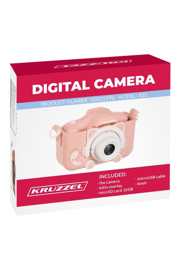 Digital camera pink Kruzzel AC22296