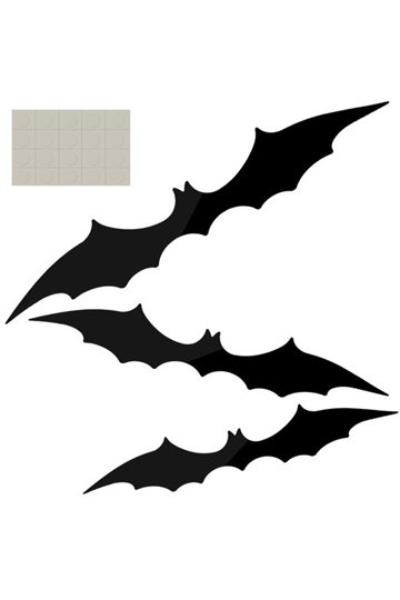 Sikspārnis - dekorāciju komplekts (3 gab.) Malatec 22004