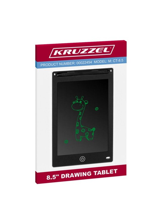 Piirustuslevy 8,5" musta KRUZZEL 22454