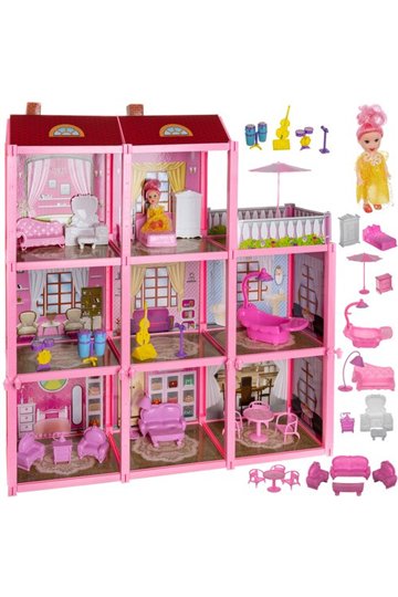Kruzzel Dollhouse 65 cm