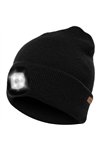 Winter hat with flashlight - black Trizand 22663