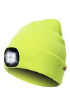 Winter hat with flashlight - yellow Trizand 22664