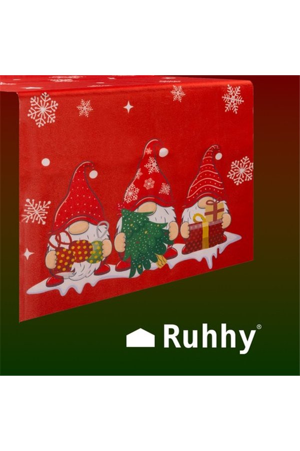 Christmas table runner 220x40cm Ruhhy 22483