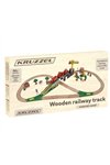 Wooden train track Kruzzel 22495