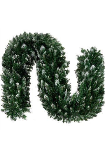 Заснеженная елочная гирлянда 2,7м HQ Ruhhy 22326