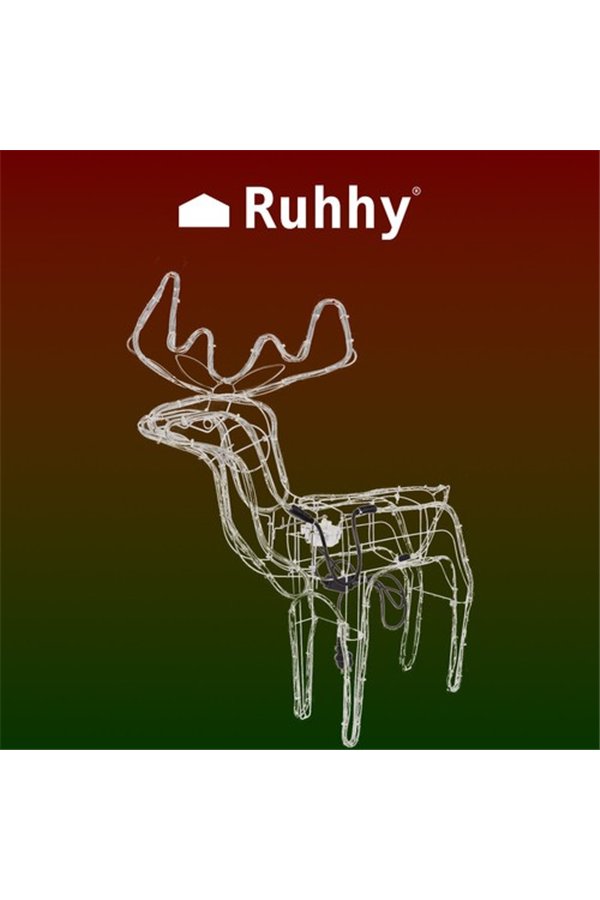 LED Reindeer - Cold White Ruhhy 22510
