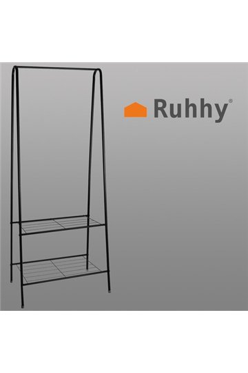 Вешалка для одежды-стойка с полкой для обуви 22258