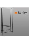 Clothes hanger - stand with shoe shelf 22258