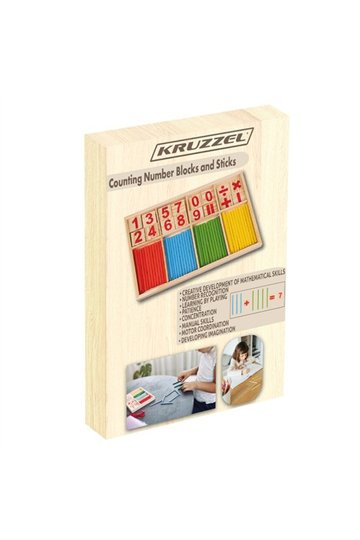 Wooden sticks for learning to count 22447