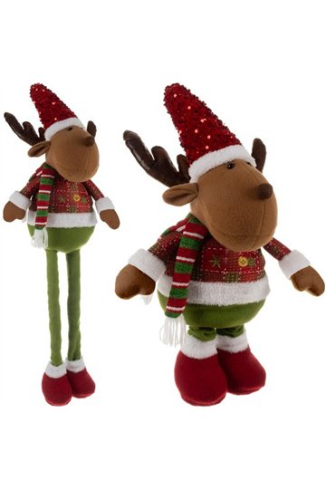 Рождественский олень - телескопический 95 см Ruhhy 22329