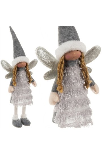 Fairy - Christmas figurine gray Ruhhy 22343