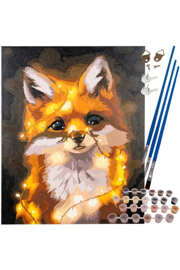 Painting by numbers 40x50cm - Maaleo fox 22782