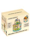 Wooden educational cube 22429