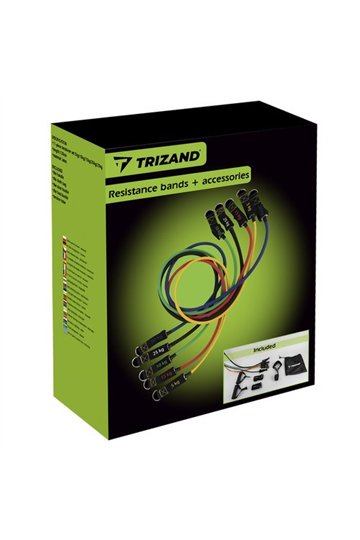 Exercise band set + accessories Trizand 22716