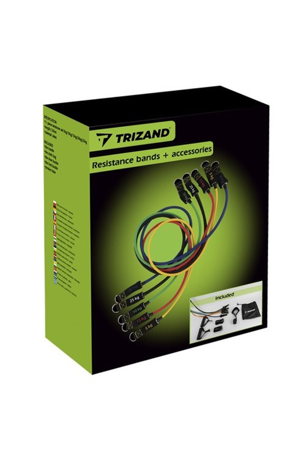 Exercise band set + accessories Trizand 22716