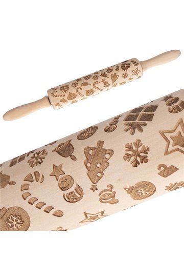 Rolling pin - Christmas patterns Ruhhy 22039