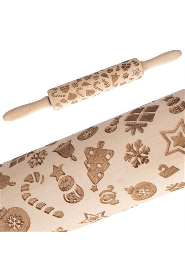 Rolling pin - Christmas patterns Ruhhy 22039
