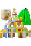 Wooden blocks - 100pcs Kruzzel 22666