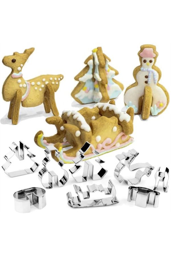 Christmas Ruhhy 22015 cookie cutter set