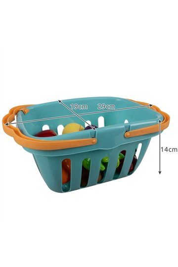 Vegetables and fruits for cutting with basket 22877