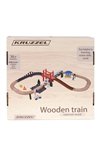 Wooden train track Kruzzel 22646
