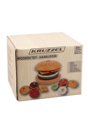 Wooden burger Kruzzel 22673