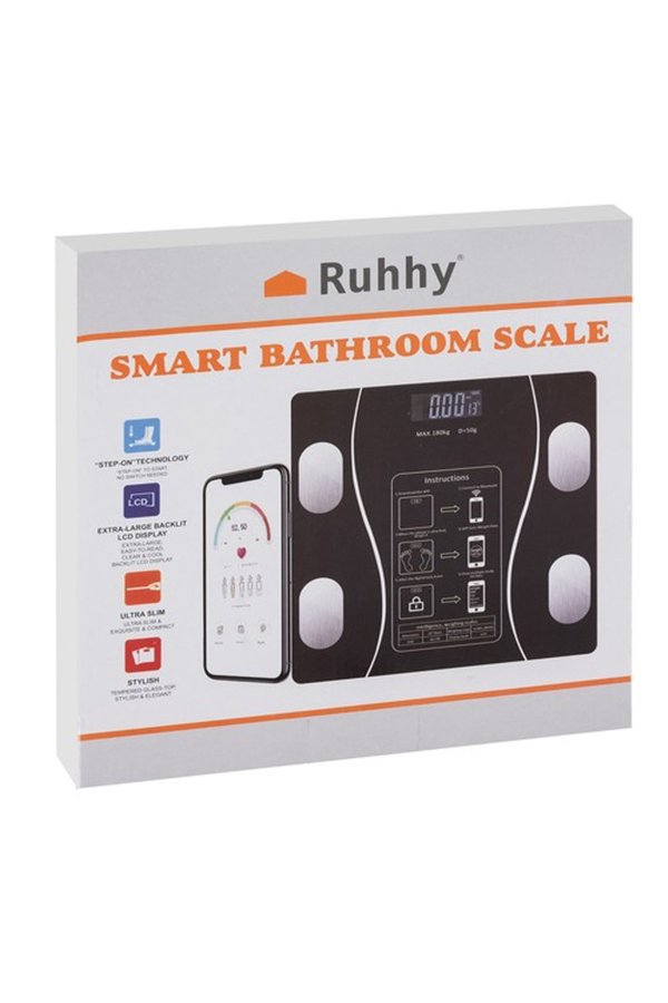 LCD bathroom scale - analytical Ruhhy 22525