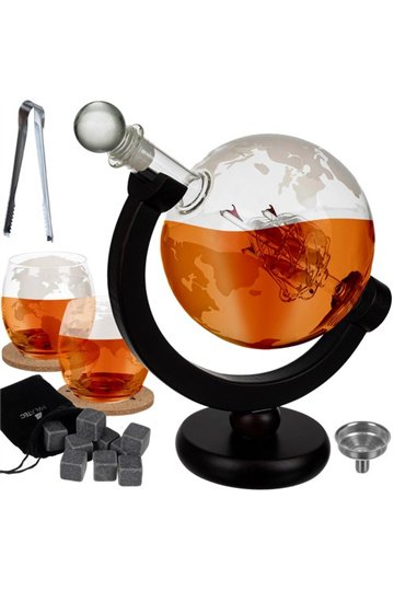 Dekantera - globusa - viskija komplekts Malatec 22553