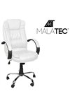 Biroja krēsls, eko āda - balts, Malatec 23240