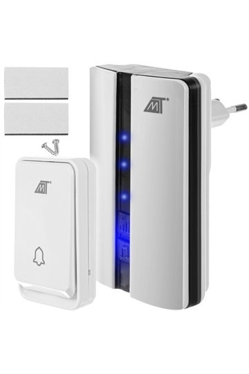 Wireless doorbell white Malatec 23372