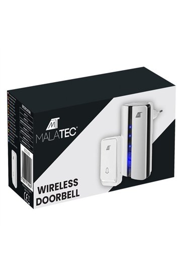Wireless doorbell white Malatec 23372