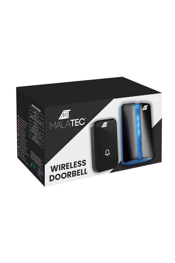 Wireless doorbell black Malatec 23371