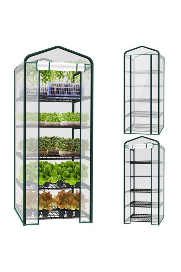 Mini folijas siltumnīca - 5 plaukti 23359