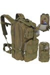 Small green hiking backpack 23243