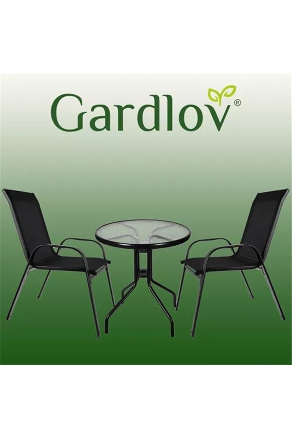 Balcony furniture set - table + 2 chairs 23461