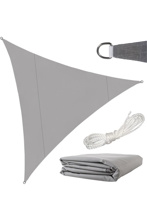 Sunshade sail 4x4x4m-gray Gardlov 23141