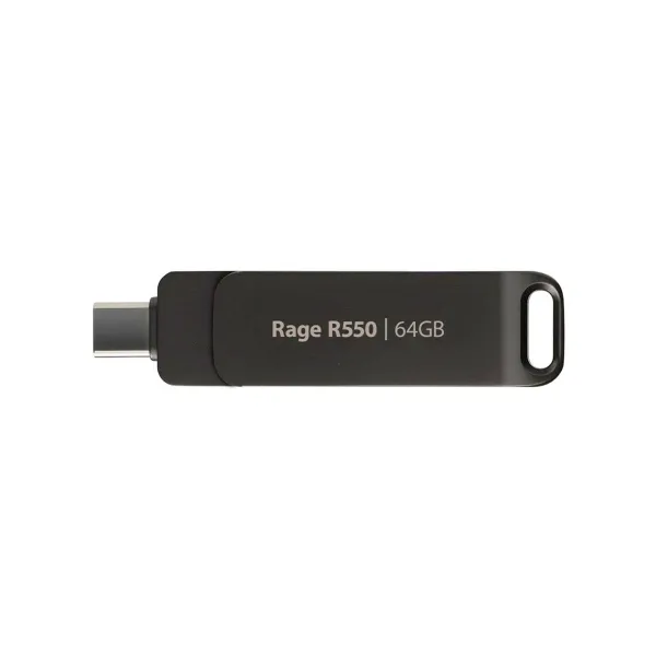 USB atmintukas Patriot Memory Rage R550 Juoda 64 GB